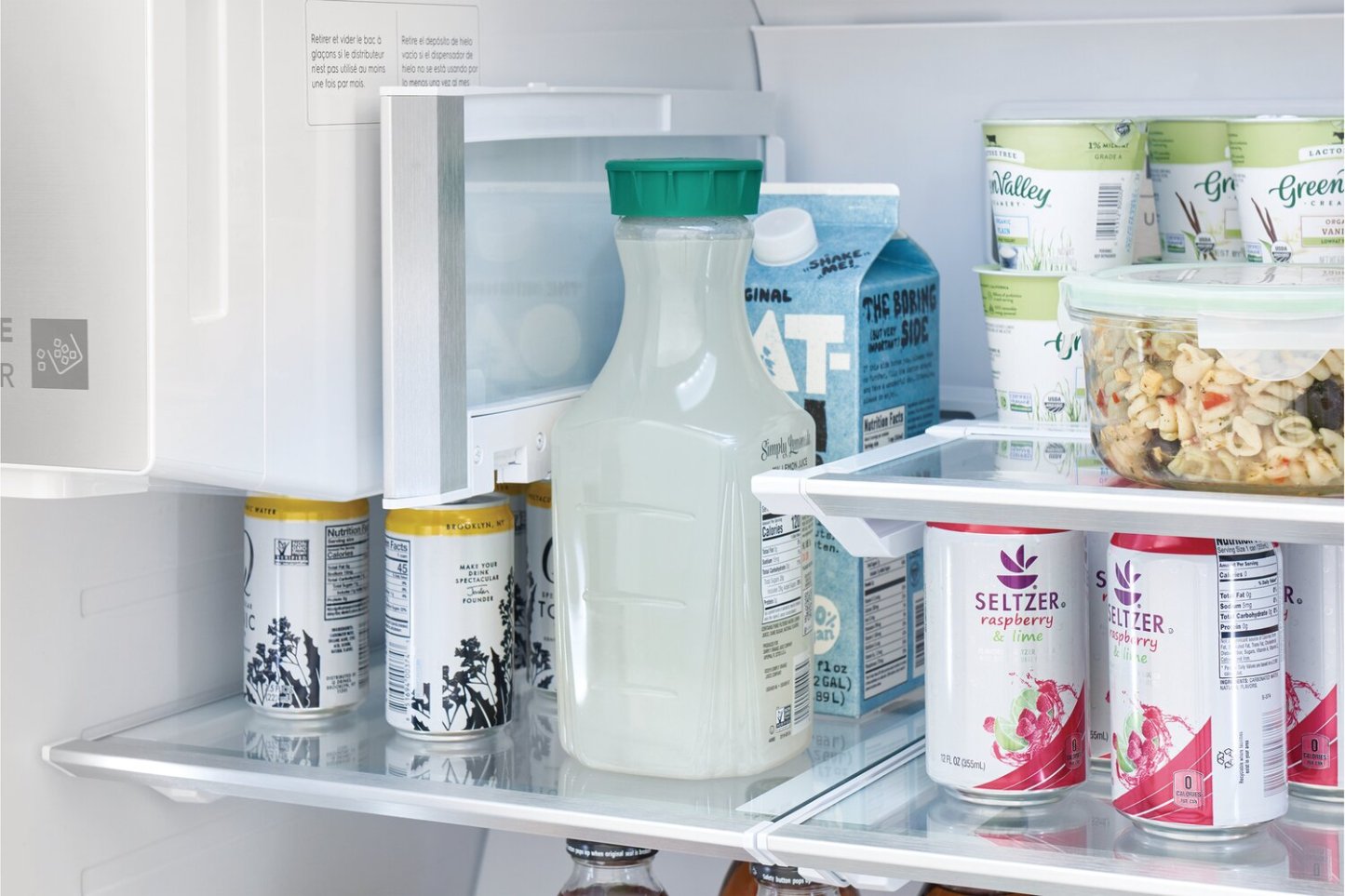 Réfrigérateur Frigidaire Gallery de 21,5 pi³ et de 36 po de profondeur comptoir à 4 portes - acier inoxydable résistant aux traces…