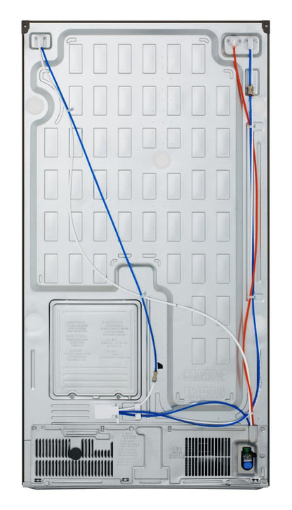 LG 36 27 Cu. Ft Side by Side Refrigerator - Fingerprint Resistant Stainless Steel - LL27T3530S  | Réfrigérateur LG de 27 pi3 et de 36 po à compartiments juxtaposés - acier inoxydable résistant aux traces de doigts - LL27T3530S