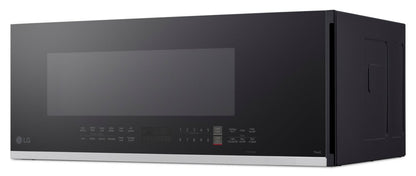 LG 1,3 Cu. Fort. Four à micro-ondes intelligent à profil bas avec cuisson par capteur - MVEF1337F | Quatre à micro-ondes à hotte intégrée intelligente à profil bas LG de 1,3 pi3 avec cuisson par capteur - MVEF1337F | MVEF133F