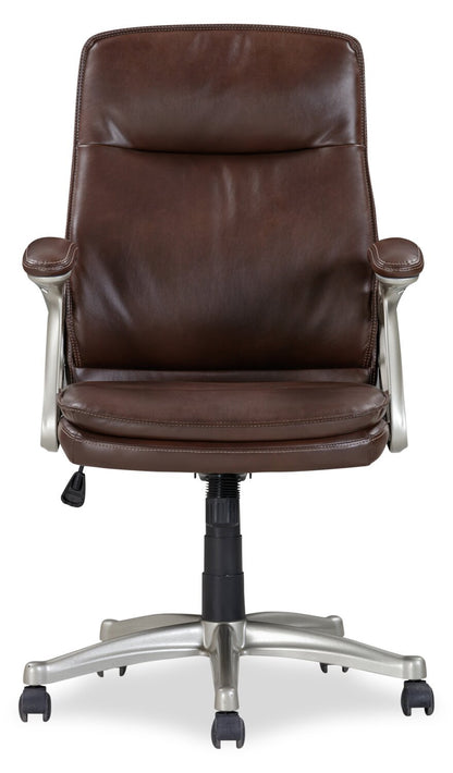 Chaise de bureau réglable Sealy® Dimitri 29" - Marron | Chaise de bureau réglable Dimitri de Sealy de 29 po - brune