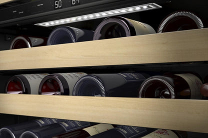 Réfrigérateur à vin KitchenAid de 24 po et de 5 pi³ sous le comptoir - panneau personnalisable - KUWL214KPA | KitchenAid 24 5 Cu. Ft. Undercounter Wine Refrigerator - Panel Ready - KUWL214KPA