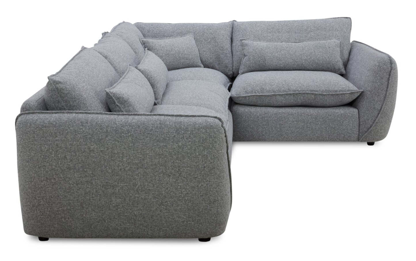 Sofa sectionnel Monaco 4 pièces - Gris | Canapé sectionnel Monaco 4 pièces - gris | MONAGSEC