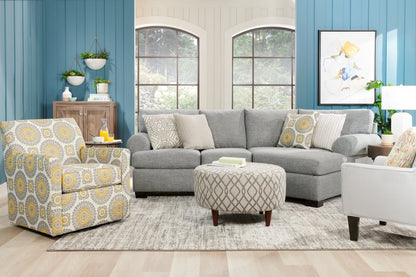 Fauteuil d’appoint club Sofa Lab personnalisable en tissu d’apparence lin de 29 po avec pattes en bois - blanc Pax Ice | Made in Canada Sofa Lab Customizable Club 29 Linen-Look Fabric Accent Chair with Wood Legs - Pax Ice White | CLUB3449