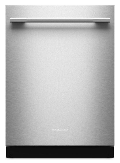 Lave-vaisselle KitchenAid de 24 po et de 44 dBA avec troisième panier 360° Max JetsMC - acier inoxydable PrintShieldMC - KDTS424SPS