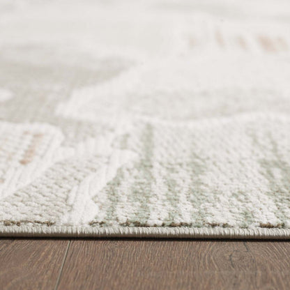 Tapis multicolore Cove Waves – 6'7 x 9'6 | Carpette Cove multicolore à motif de vagues - 6 pi 7 po x 9 pi 6 po