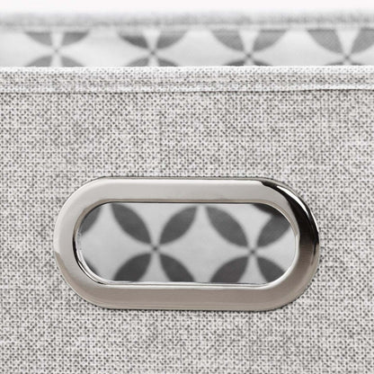 Lit plateforme Everley avec rangement et paniers intégrés, bicolore - Pleine grandeur | Lit plateforme Everley avec rangement et paniers intégrés, deux couleurs - format lit double