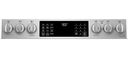 Cuisinière intelligente électrique Café de 5,7 pi³ avec caméra dans le four et capteur sur la surface - Acier inoxydable - CHS…