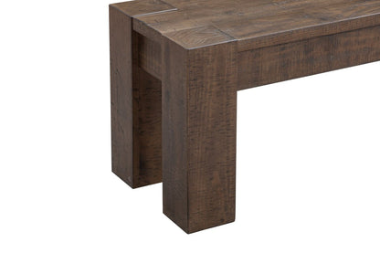 Kort &amp; Co. Banc de salle à manger Sol, 44 W - Marron | Banc de salle à manger Sol de Kort &amp; Co. de 44 po (L) - brun