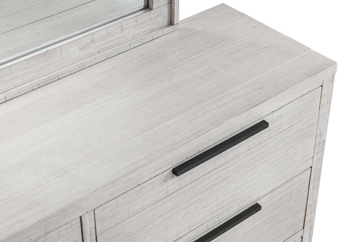 Miroir de commode de chambre à coucher Haven - Blanc | Miroir de commode de chambre à coucher Haven - blanc