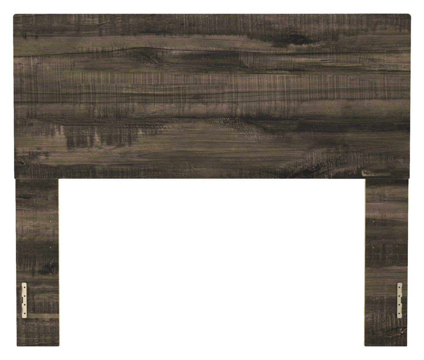 Lit à panneaux Riley avec tête de lit et cadre pour enfants, fabriqué au Canada, gris - Pleine grandeur | Lit à panneaux Riley avec tête de lit et cadre de lit pour enfants, fabriqué au Canada, gris - format lit double