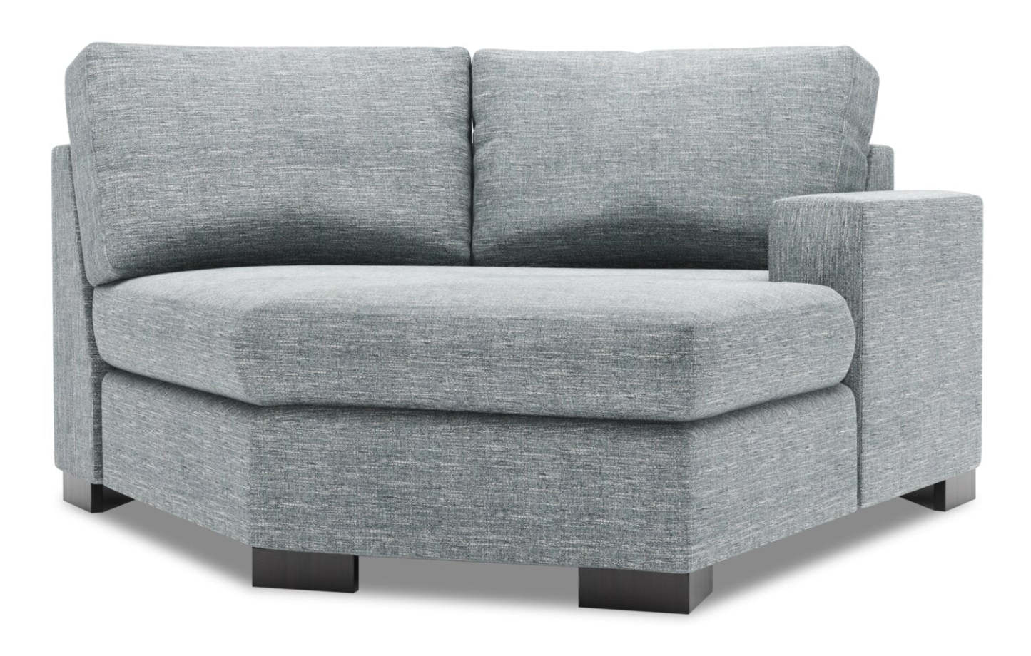 Canapé Lab Track RAF Cuddler - Luna Pewter | Fauteuil Cuddler de droite Track de la collection Sofa Lab - Luna Pewter | TR862291