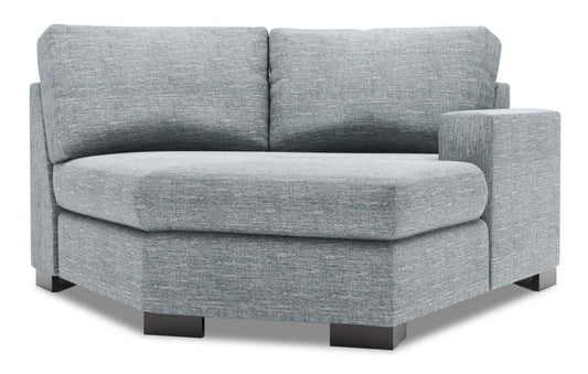 Canapé Lab Track RAF Cuddler - Luna Pewter | Fauteuil Cuddler de droite Track de la collection Sofa Lab - Luna Pewter | TR862291