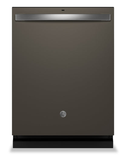 Lave-vaisselle encastré GE de 24 po à 47 dBA avec commandes sur le dessus et technologie de séchage Boost - Ardoise - GDT650SMVES | Lave-vaisselle GE 24 47 dBA à commande supérieure intégrée avec technologie Dry Boost - Ardoise - GDT650SMVES