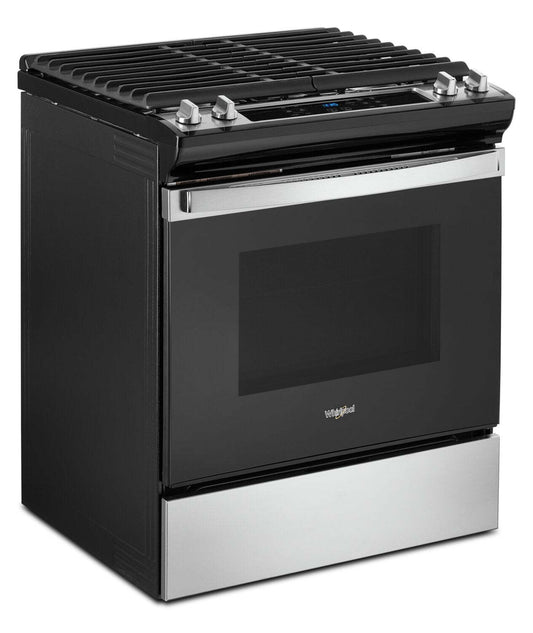 Cuisinière à gaz Whirlpool de 5 pi³ avec nettoyage automatique - acier inoxydable - WEG515S0LS