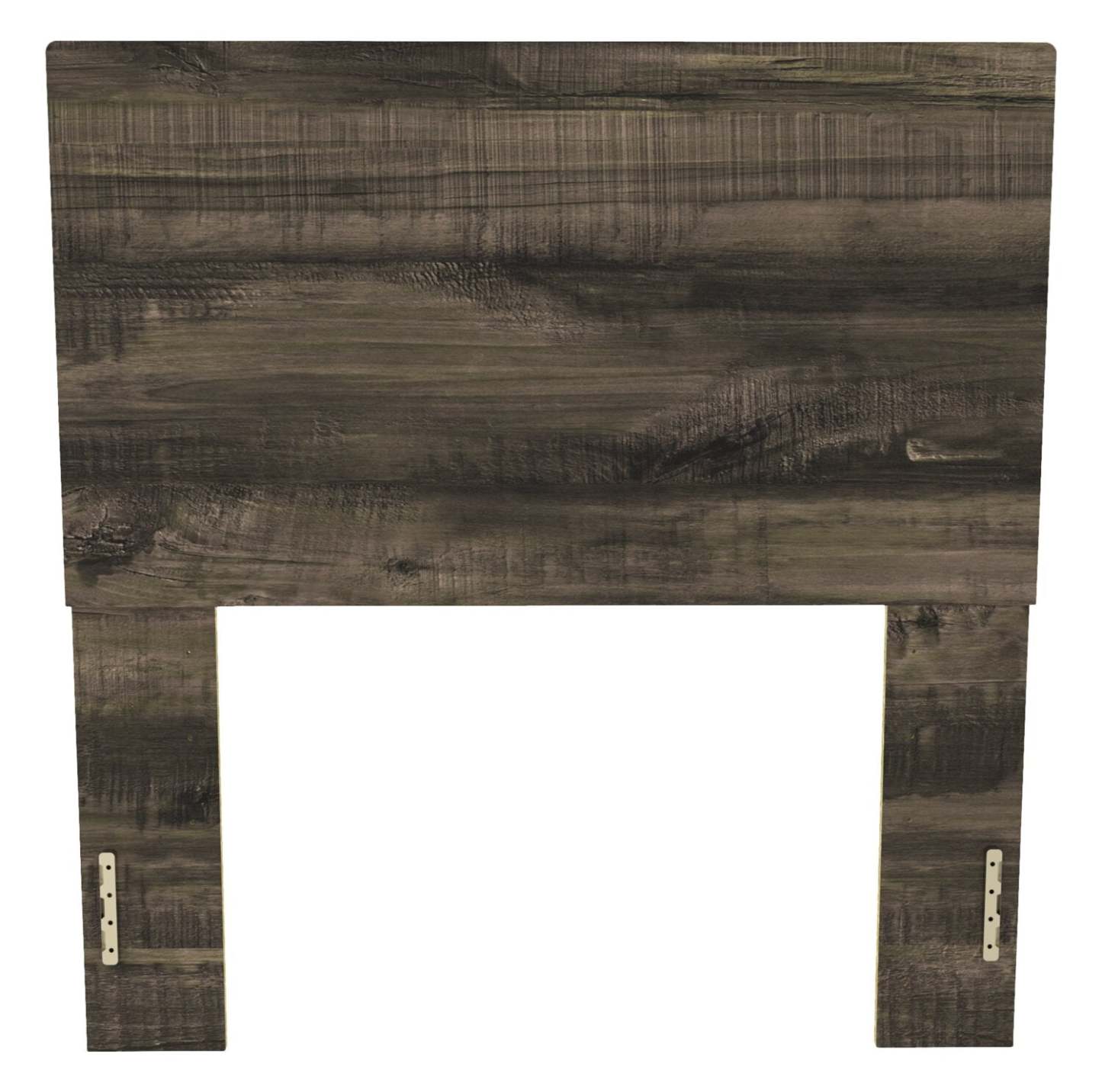 Lit à panneaux Riley avec tête de lit et cadre pour enfants, fabriqué au Canada, gris - taille simple | Lit à panneaux Riley avec tête de lit et cadre de lit pour enfants, fabriqué au Canada, gris - format lit simple