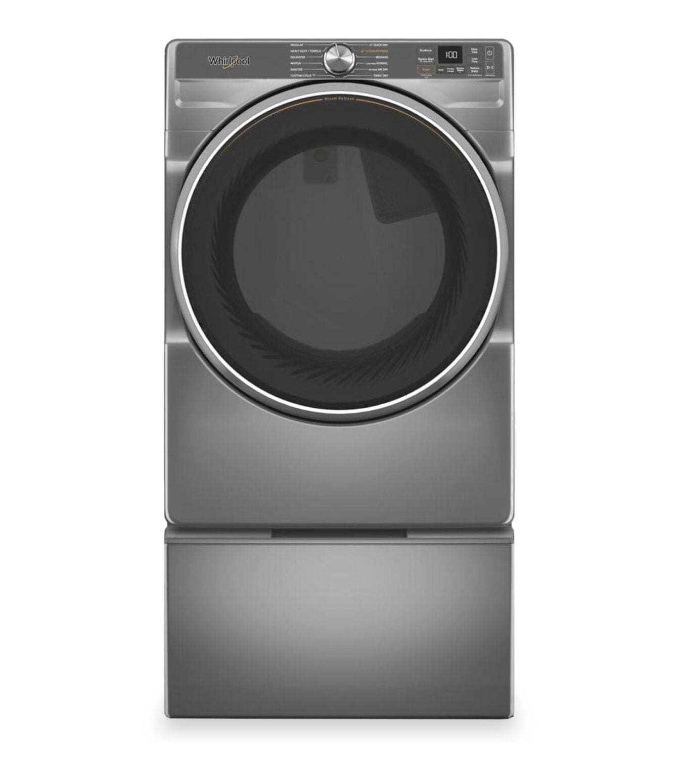 Whirlpool 7,4 pi³ Sécheuse à gaz intelligente avec vapeur - WGD6720RR | Sécheuse à gaz intelligente Whirlpool de 7,4 pi³ avec vapeur - WGD6720RR | WGD6720R