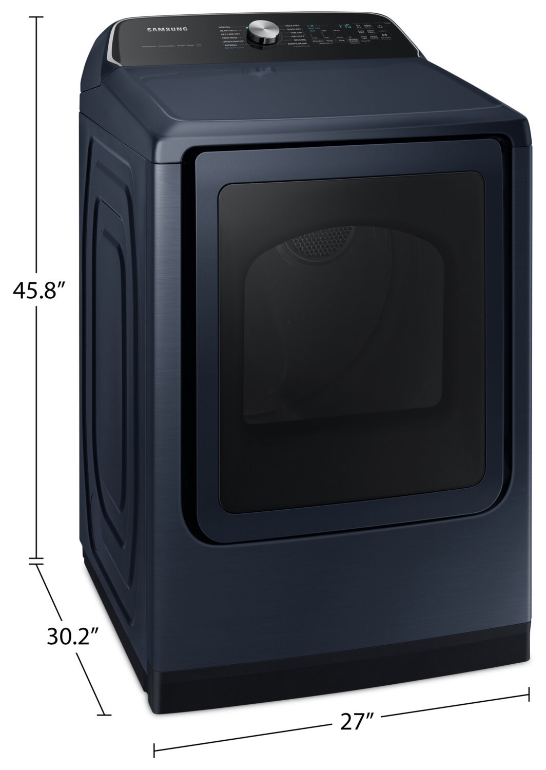 Samsung 7.4 Cu. Ft. Electric Dryer with Steam - Navy - DVE54CG7155DAC | Sécheuse électrique à vapeur Samsung de 7,4 pi³ - bleu marine - DVE54CG7155DAC