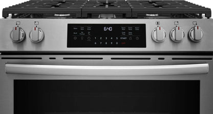 Cuisinière à gaz Frigidaire Gallery de 5,1 pi3 avec friture à air - acier inoxydable - GCFG3059BF