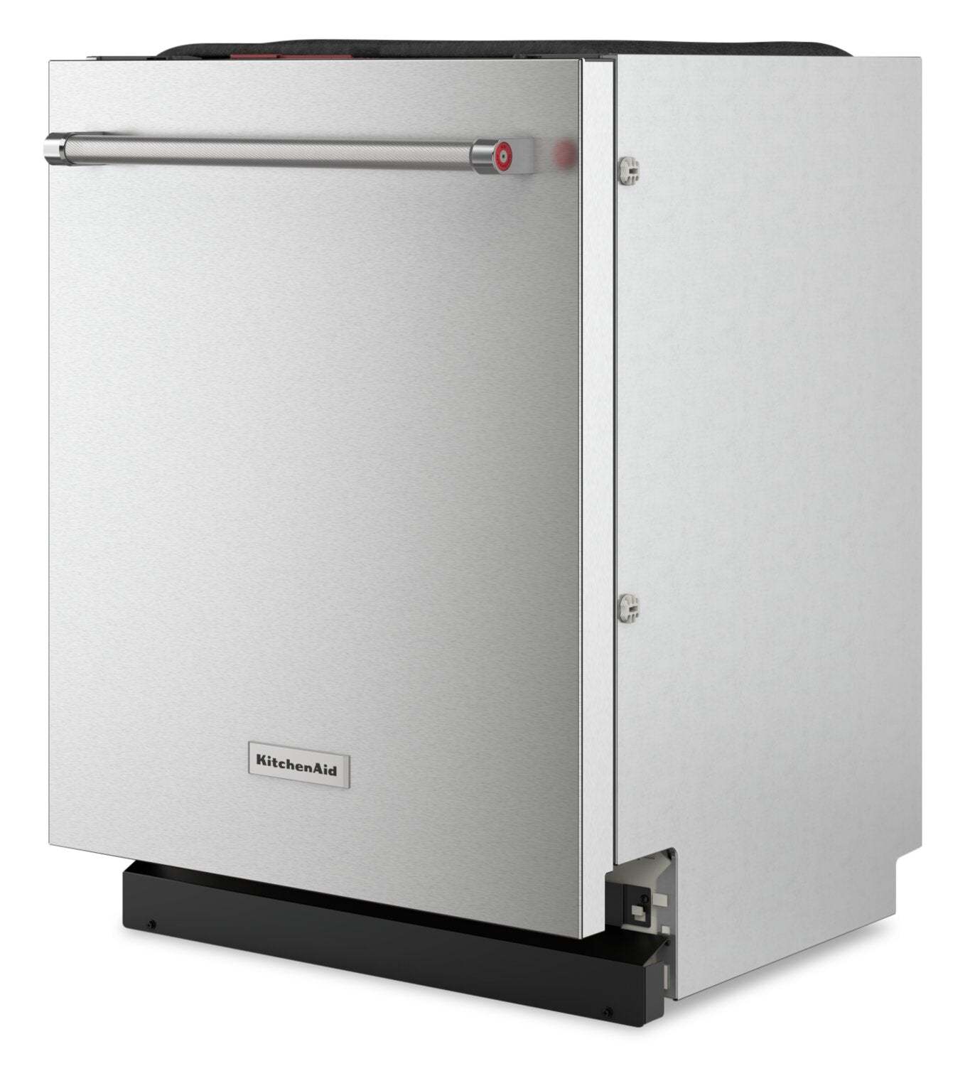 Lave-vaisselle encastré KitchenAid de 24 po et de 39 dBA avec commandes sur le dessus - acier inoxydable avec finition PrintShield™ - K…