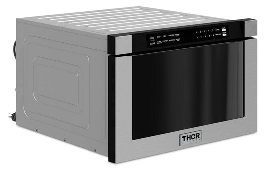 Cuisine Thor 24 1,2 Cu. Fort. Tiroir micro-ondes encastrable - TMD2402 | Tiroir quatre à micro-ondes encastré Thor Kitchen de 24 po et de 1,2 pi3 - TMD2402 | TMD2402S
