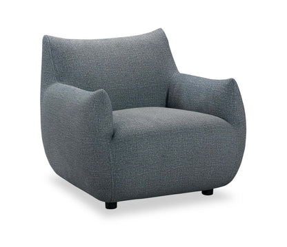 Luna 35.4 Fabric Accent Chair - Grey | Fauteuil d’appoint Luna 35,4 po en tissu - gris