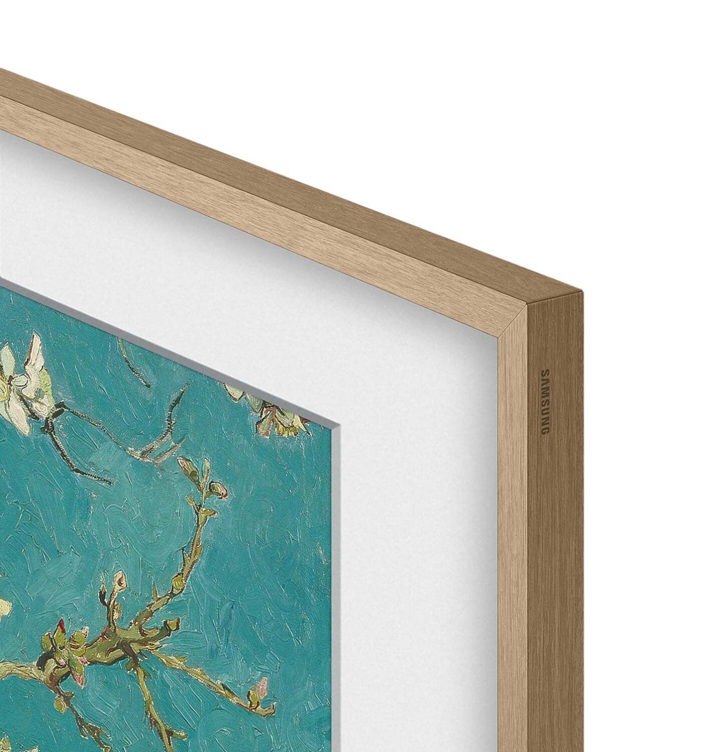 Cadre décoratif personnalisable pour téléviseur « The Frame » de 32 po de Samsung - teck moderne