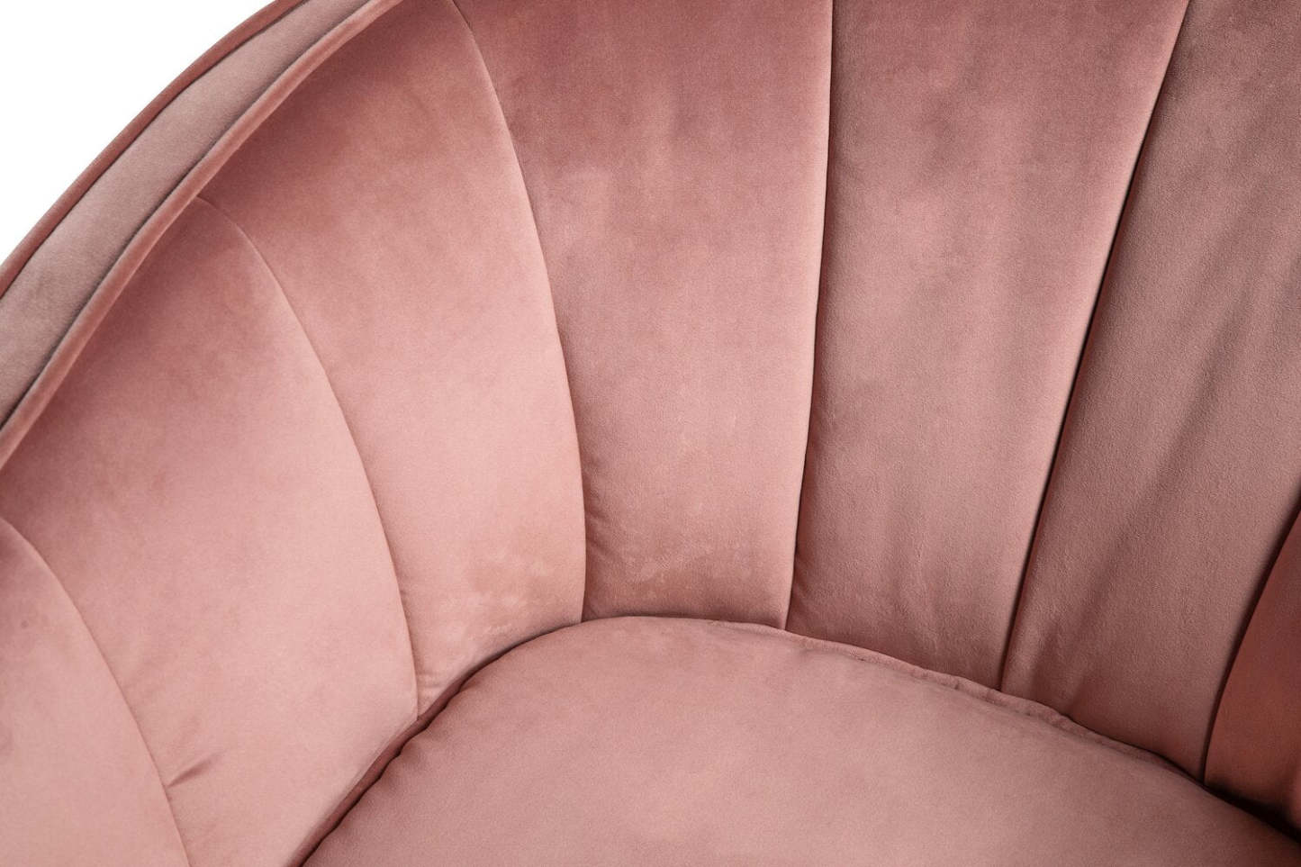 Chaise d'appoint en tissu velours Brinley 29 avec pieds en bois - Rose | Fauteuil d'appoint Brinley de 29 po en tissu de velours avec pattes en bois - rose