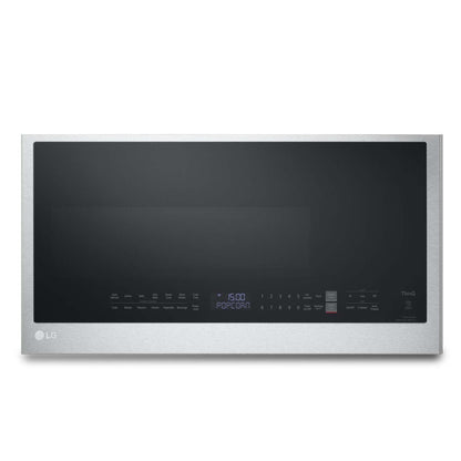 LG 2 Cu. Fort. Micro-ondes à grande portée avec EasyClean® et cuisson par capteur - Acier inoxydable anti-taches… | Quatre à micro-ondes à hotte intégrée LG de 2 pi³ avec EasyCleanMD et cuisson par capteur - acier inox…