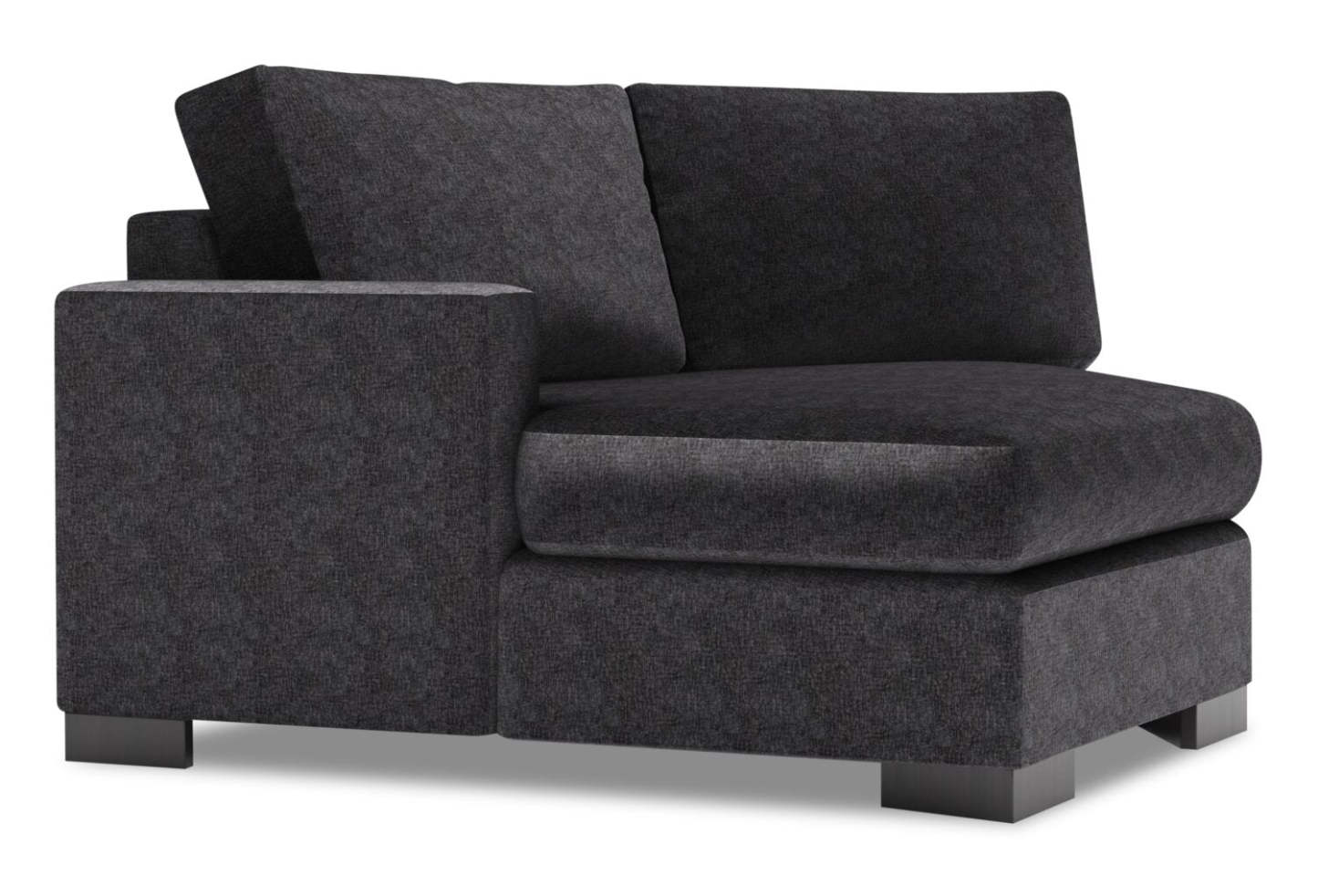Sofa Lab Track LAF Cuddler - Luxury Charcoal | Fauteuil Cuddler de gauche Track de la collection Sofa Lab - Luxury Charcoal | TR872993