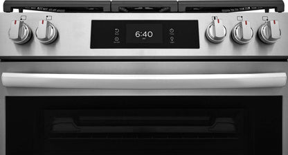 Cuisinière à gaz Frigidaire Gallery de 6 pi³ avec pizza cuite sur pierre - acier inoxydable Smudge-ProofMD - GCFG3070BF
