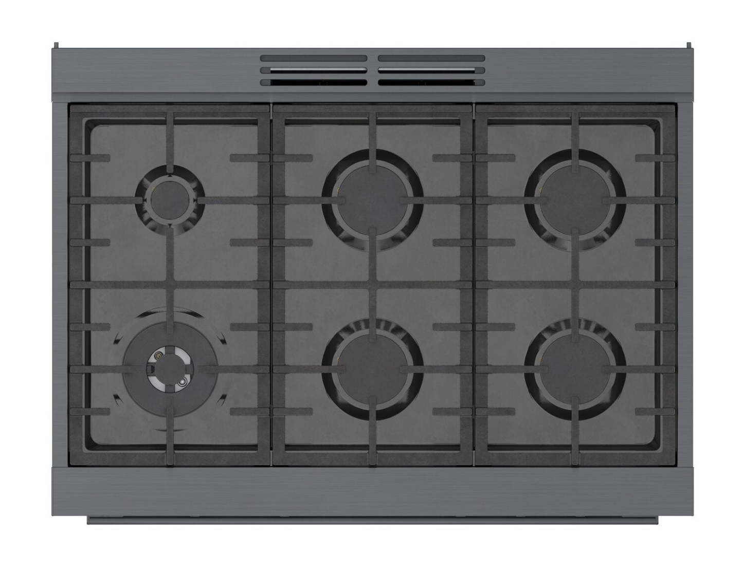 Cuisinière à gaz amovible Bosch de série 800 de 3,4 pi3 de style industriel - HGS8645UC | HGS8645U