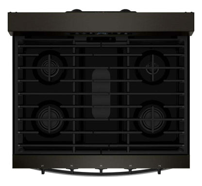 Cuisinière à gaz Whirlpool de 5,0 pi3 avec cuisson à air – noir sur acier inoxydable - WFGS5730SV