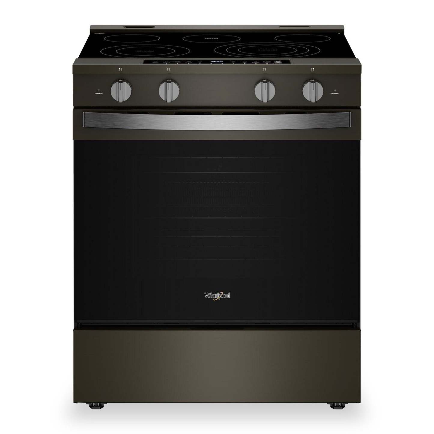 Cuisinière électrique Whirlpool de 5,3 pi3 avec friture à air et revêtement WipeCleanMC - acier inoxydable noir - YWSES7530RV | Whirlpool 5.3 Cu. Ft. Electric Range with Air Fry and WipeClean™ Coating - Black Stainless Steel - YWSES7530RV | YWSES75V