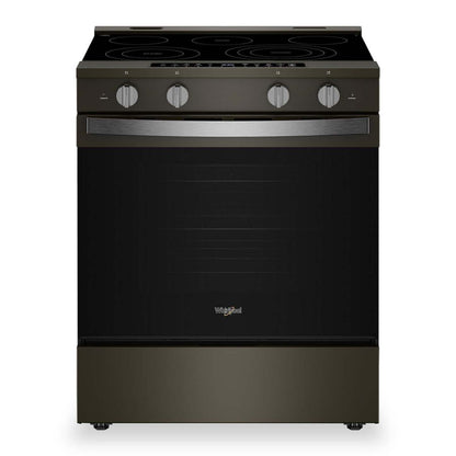 Cuisinière électrique Whirlpool de 5,3 pi3 avec friture à air et revêtement WipeCleanMC - acier inoxydable noir - YWSES7530RV | Whirlpool 5.3 Cu. Ft. Electric Range with Air Fry and WipeClean™ Coating - Black Stainless Steel - YWSES7530RV | YWSES75V