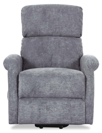 Fauteuil basculeur à inclinaison électrique Ruben de 32 po en tissu chenille - gris