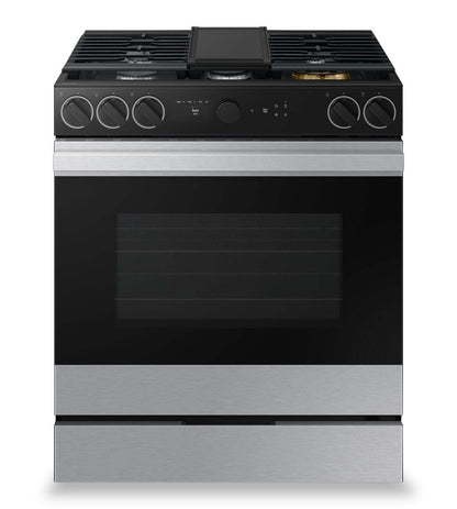 Cuisinière intelligente à gaz encastrée Samsung de 6 pi³ avec caméra de four - acier inoxydable - NSG6DG8700SRAA