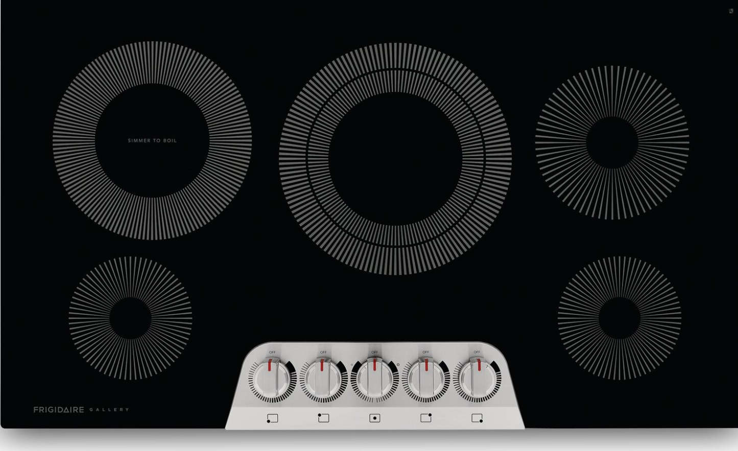 Frigidaire Gallery 36 5-Element Electric Cooktop - Stainless Steel - GCCE3670AS | Surface de cuisson électrique Frigidaire Gallery de 36 po à 5 éléments - acier inoxydable - GCCE3670…