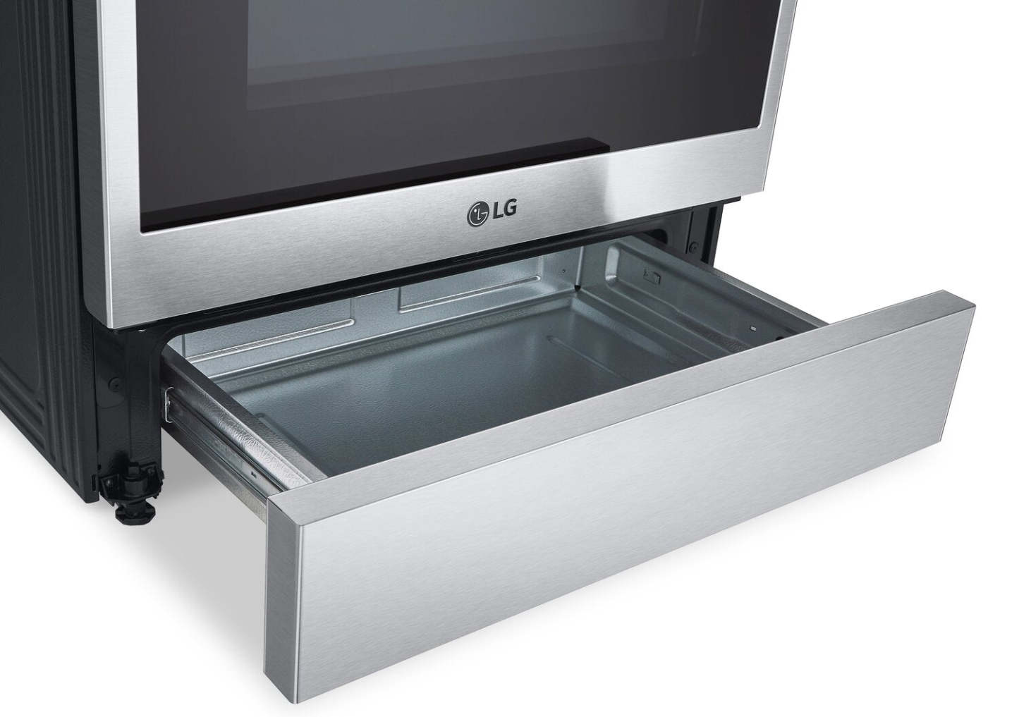 Cuisinière électrique intelligente LG de 6,3 pi³ avec friture à air et convection ProBake Convection® - Acier inoxydable résistant aux taches…