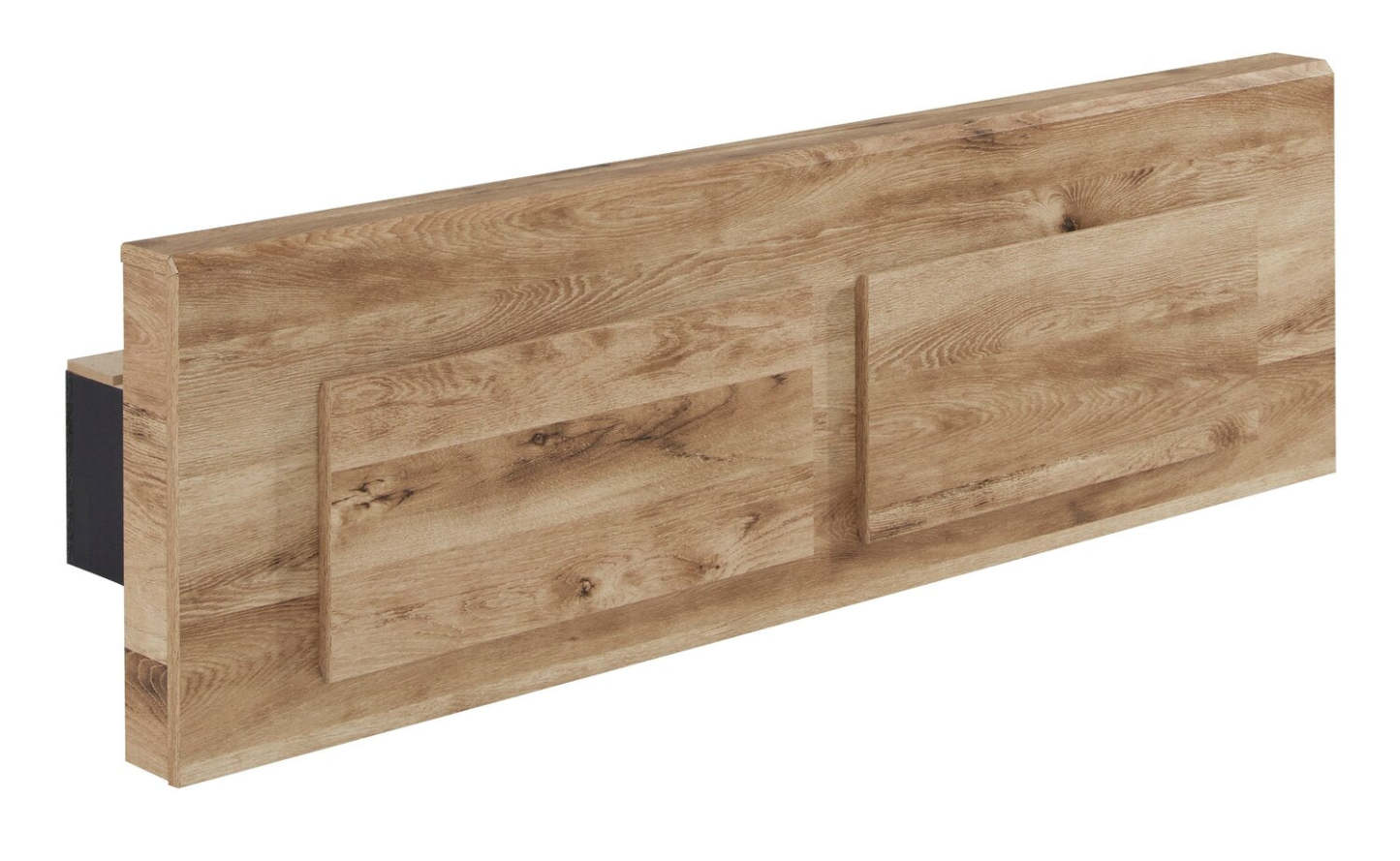 Lit de rangement Derekson avec 2 tiroirs intégrés au pied du lit, naturel - format grand lit | Derekson Storage Bed with 2 Built-In Footboard Drawers, Natural - Queen Size