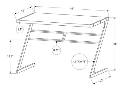 Bureau compact Matt 48 - Blanc