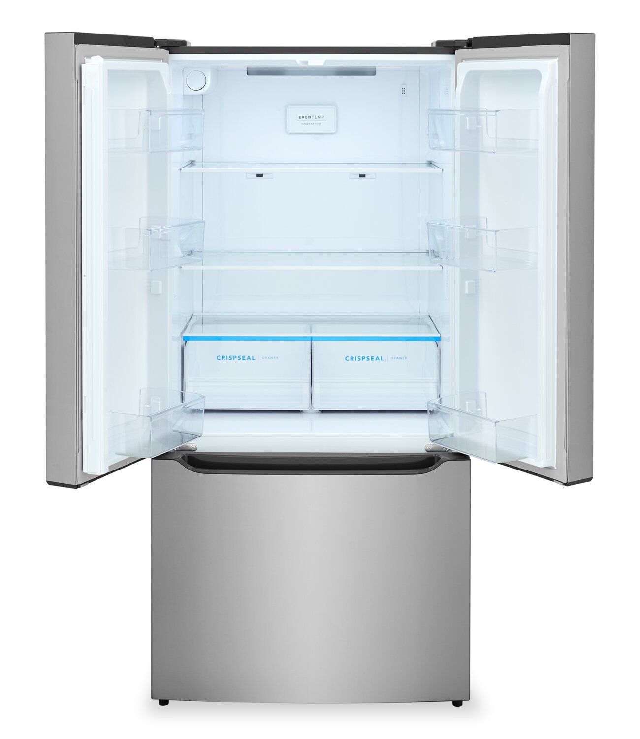 Réfrigérateur Frigidaire de 20 pi3 et de 33 po à portes françaises de comptoir de profondeur - FRFG2033AV | Frigidaire 33 20 Cu. Fort. Réfrigérateur à portes françaises à profondeur de comptoir - FRFG2033AV