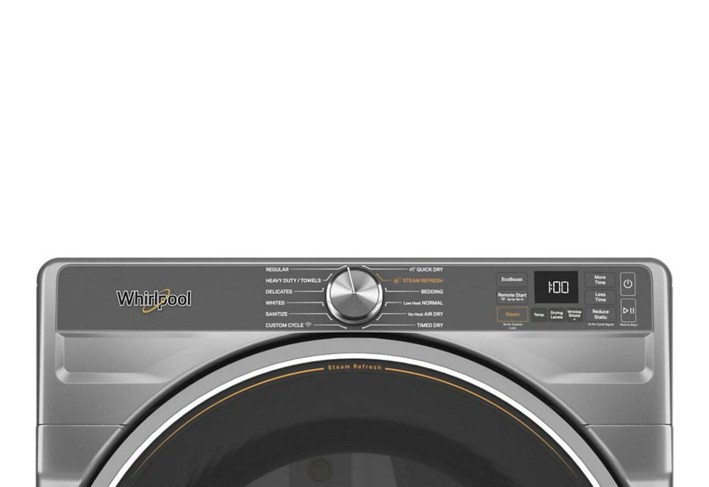 Whirlpool 7,4 pi³ Sécheuse à gaz intelligente avec vapeur - WGD6720RR | Sécheuse à gaz intelligente Whirlpool de 7,4 pi³ avec vapeur - WGD6720RR | WGD6720R