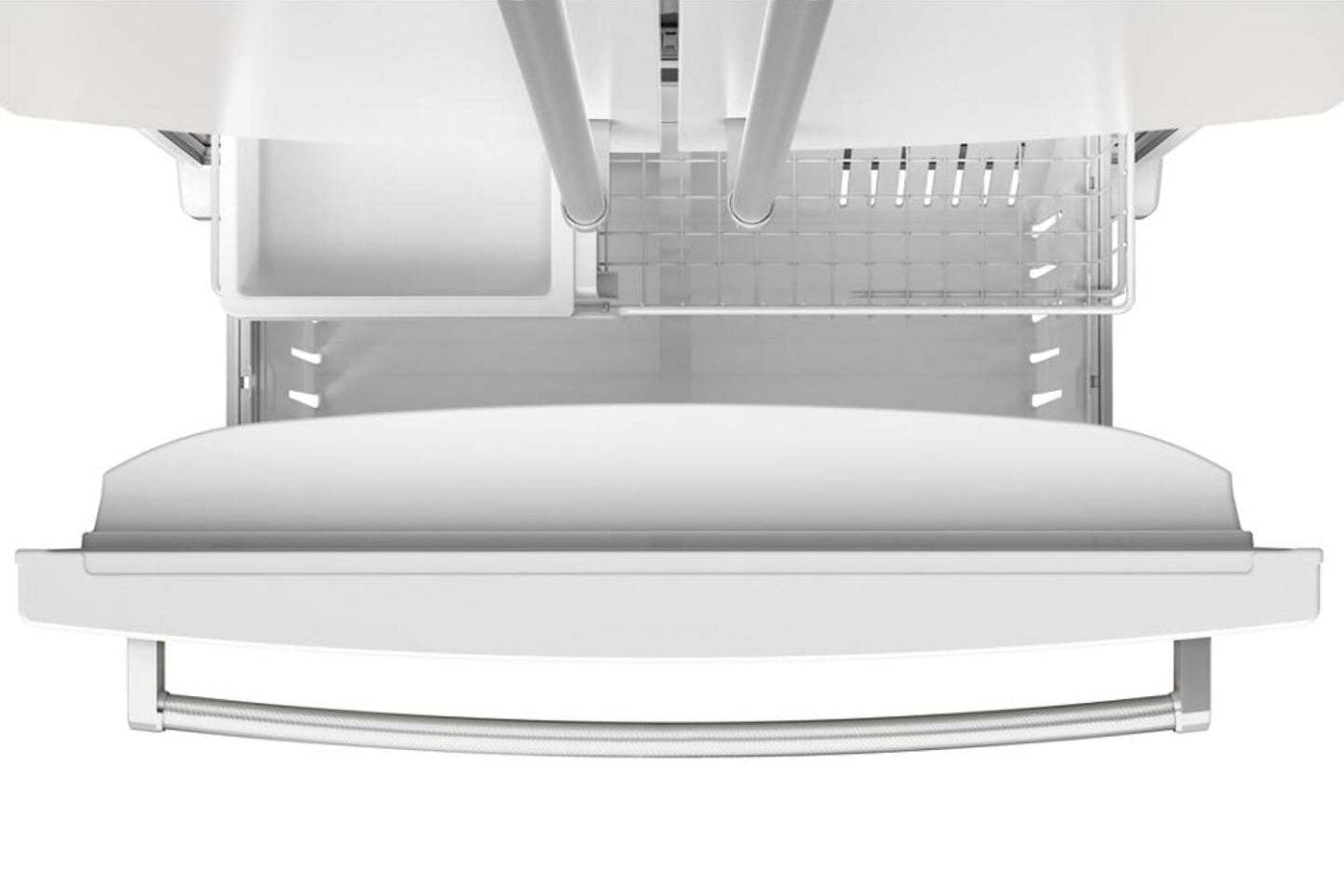 Réfrigérateur KitchenAid de 36 po et de 20 pi3 de profondeur comptoir à portes françaises - blanc - KRFC136RWH | KRFC13WH