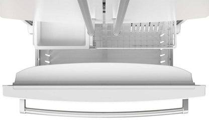 Réfrigérateur KitchenAid de 36 po et de 20 pi3 de profondeur comptoir à portes françaises - blanc - KRFC136RWH | KRFC13WH