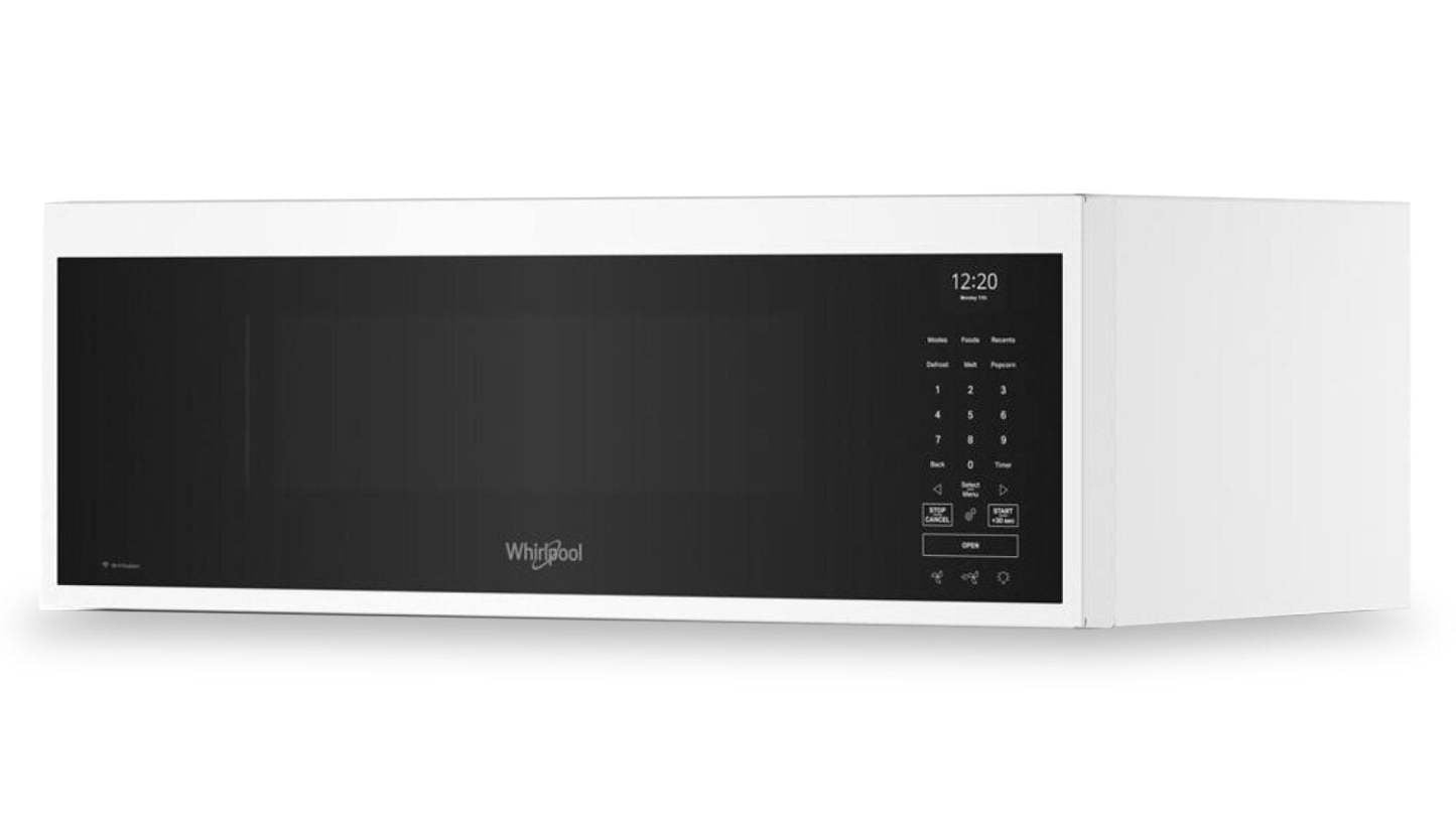 Tourbillon 1,1 Cu. Fort. Micro-ondes intelligent à profil bas - Blanc - YWMML5530RW | Quatre à micro-ondes à hotte intégrée intelligente à profil bas Whirlpool de 1,1 pi3 - blanc - YWMML5530RW | YWMML5RW