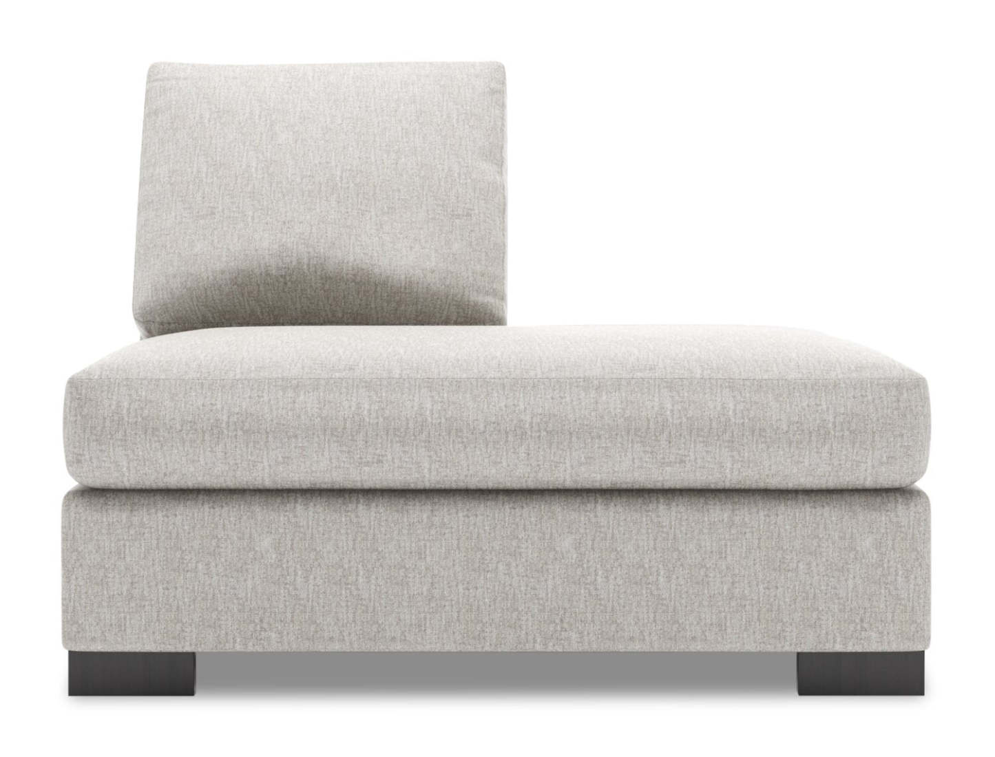 Sofa Lab Track RAF Chaise Return - Luxe Argent | Rallonge pour fauteuil long de droite Track de la collection Sofa Lab - Luxe Argent | TR262793