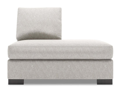 Sofa Lab Track RAF Chaise Return - Luxe Argent | Rallonge pour fauteuil long de droite Track de la collection Sofa Lab - Luxe Argent | TR262793