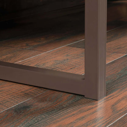 Bureau d’ordinateur Percy de 60 po de qualité commerciale à 4 tiroirs - gris