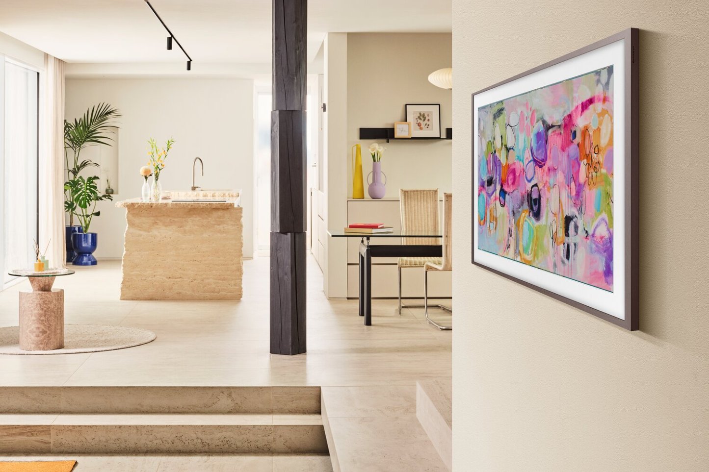 SAMSUNG 50 LS03F The Frame avec Vision AI QLED 4K UHD Smart TV (QN50LS03FAFXZC) - Modèle 2025 | Téléviseur intelligent QLED The Frame SAMSUNG LS03F UHD 4K de 50 po avec Vision AI (QN50LS03FAFXZC) - modèle 2025