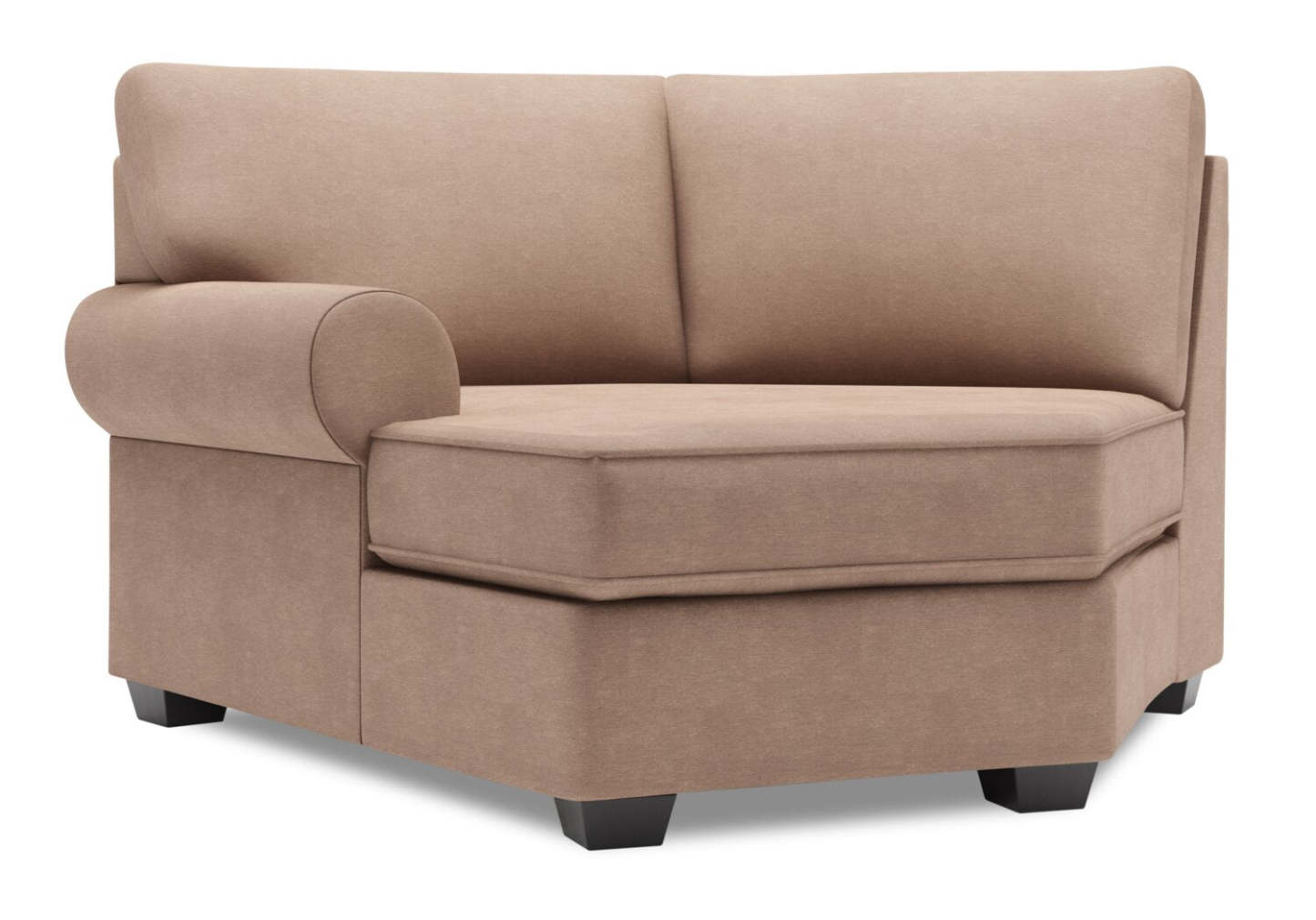 Sofa Lab Roll LAF Cuddler - Pax Wicker | Fauteuil Cuddler de gauche Roll de la collection Sofa Lab - Pax Wicker | RO873349